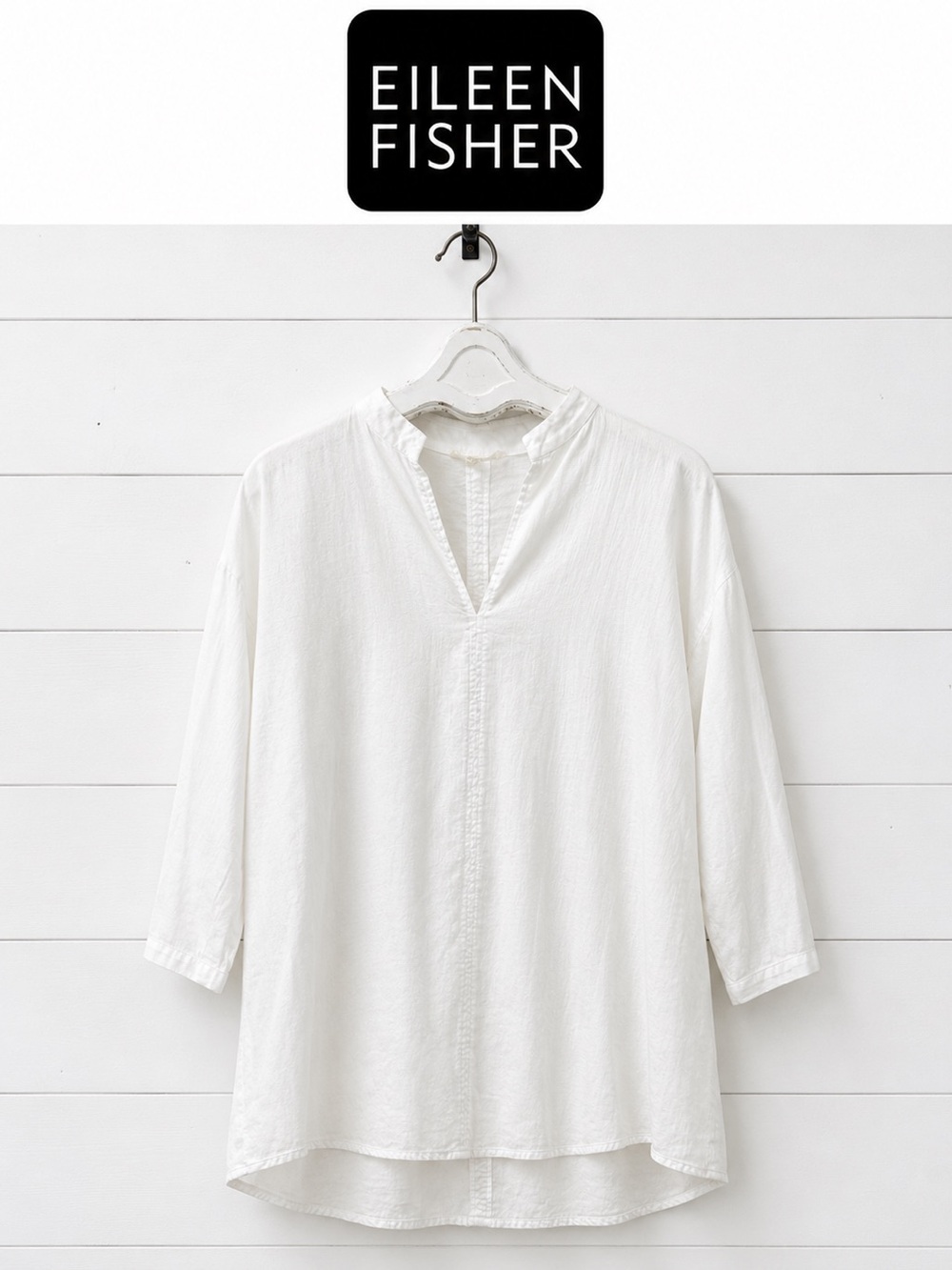 Eileen Fisher White Tunic Top – Size S/P